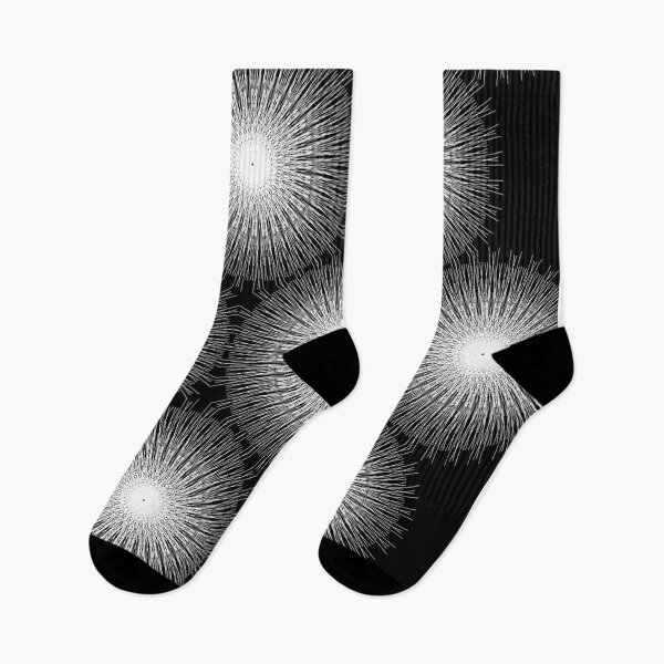 Aperçu de l'œuvre White pattern Design in black background créée et vendue par Rav33822.