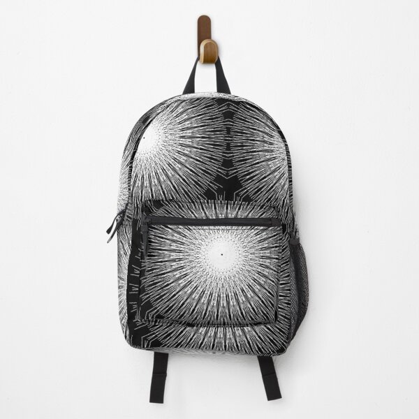 Item preview, White pattern Design in black background designed and sold by Rav33822.