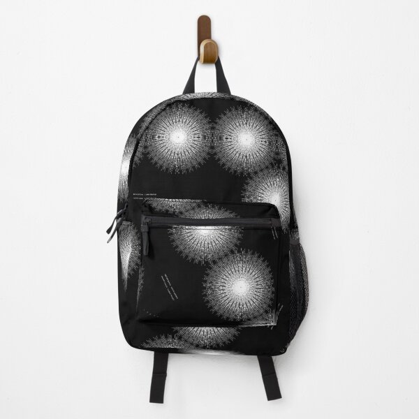 Item preview, White pattern Design in black background designed and sold by Rav33822.