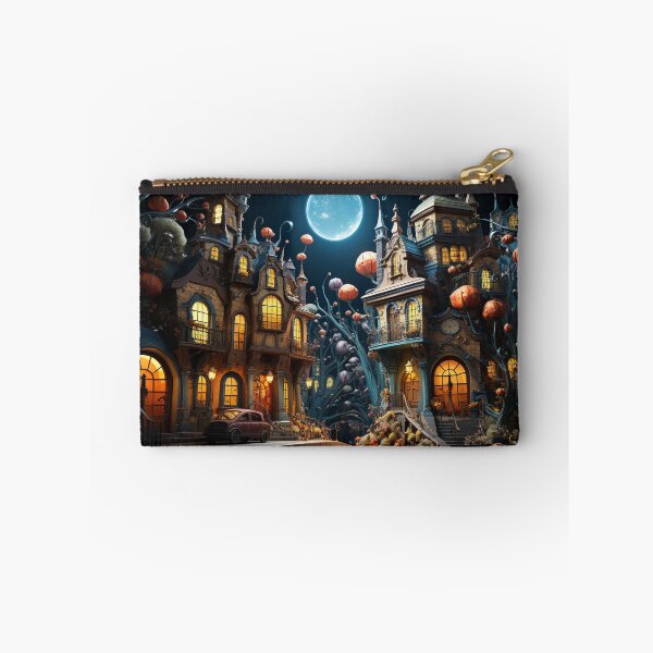 Item preview, The Road of Dreams: Gothic Streets and Impossible Pumpkins designed and sold by Aigalprint.