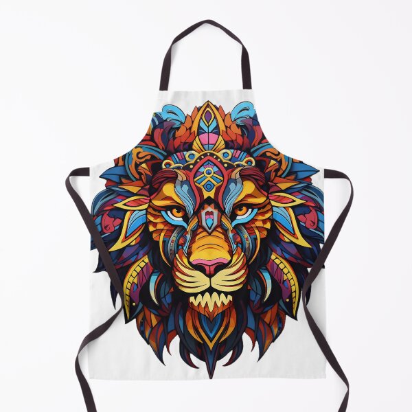 Item preview, Geometric Fractal Lion Head designed and sold by raviolli000.