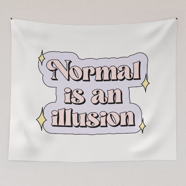 Item preview, Normal is an illusion The Addams Family Wednesday designed and sold by Latinoladas.