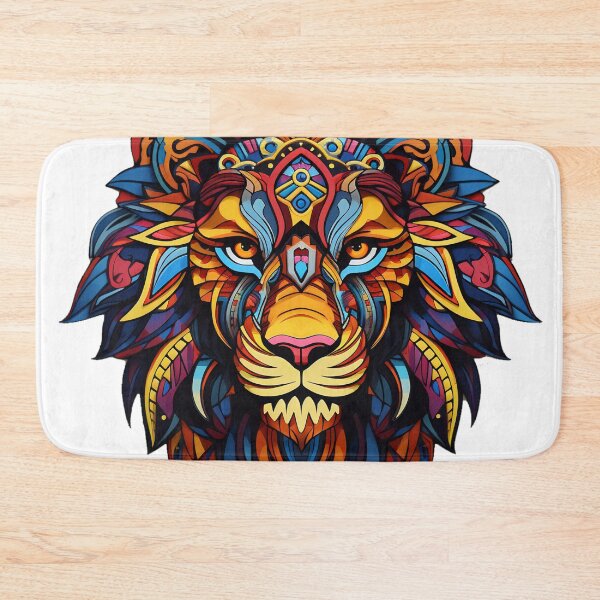 Item preview, Geometric Fractal Lion Head designed and sold by raviolli000.