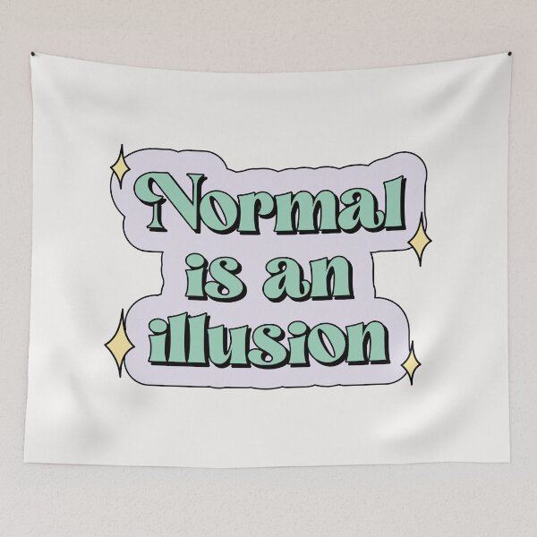 Item preview, Normal is an illusion The Addams Family Wednesday designed and sold by Latinoladas.