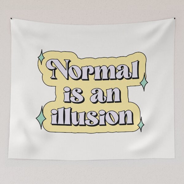 Item preview, Normal is an illusion The Addams Family Wednesday designed and sold by Latinoladas.