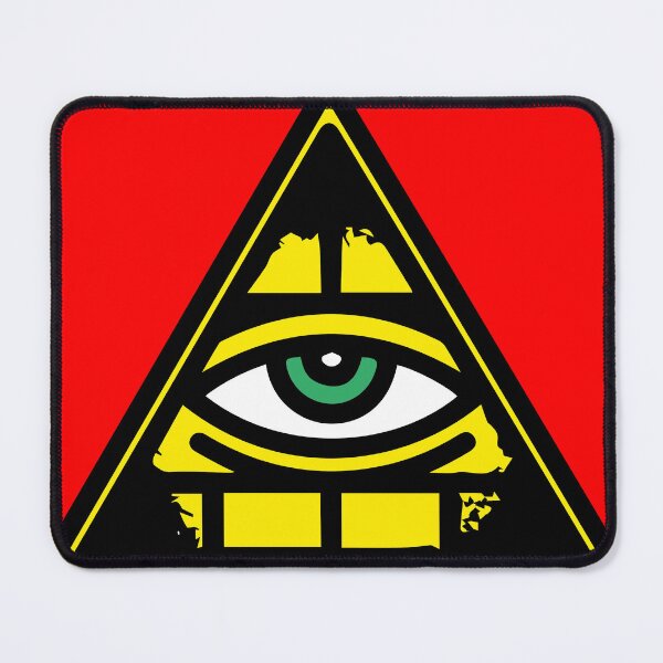 Item preview, illuminati triangle eye pyramid designed and sold by pintaplantar.