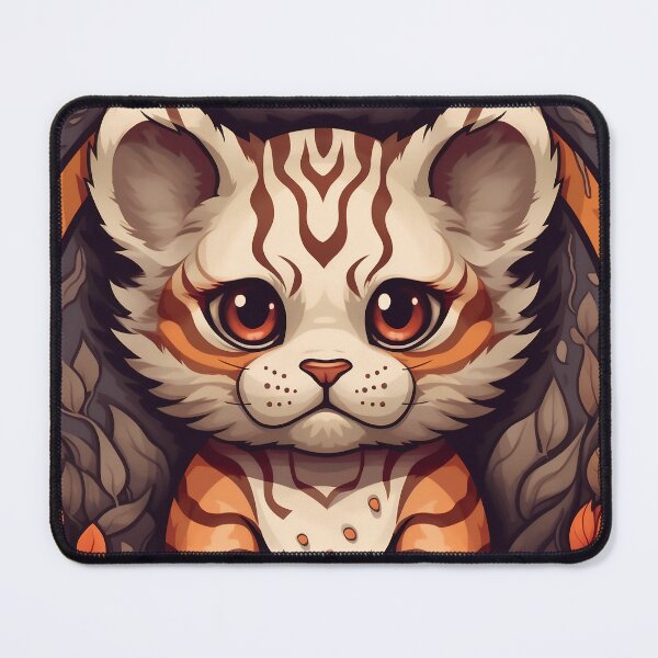 Artikelvorschau, Kawaii Chibi Tiger Character entworfen und verkauft von MTJ-Mushrooms.