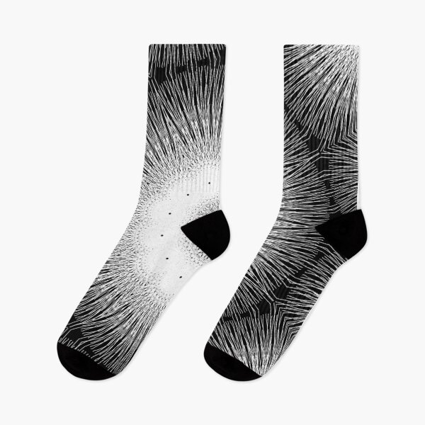 Item preview, White pattern Design in black background designed and sold by Rav33822.
