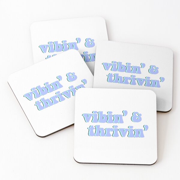 Item preview, Vibin and thrivin neon blue purple aesthetic  designed and sold by Loveartse.