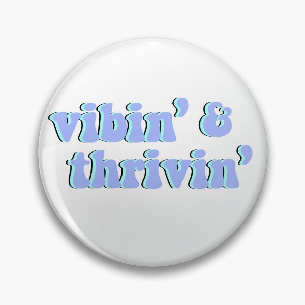 Item preview, Vibin and thrivin neon blue purple aesthetic  designed and sold by Loveartse.