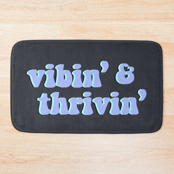 Item preview, Vibin and thrivin neon blue purple aesthetic  designed and sold by Loveartse.