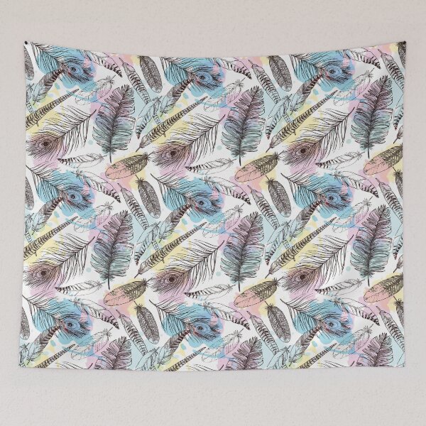 Item preview, Feathered Whispers: Pastel Serenity in Line Art designed and sold by arezoo-sh.