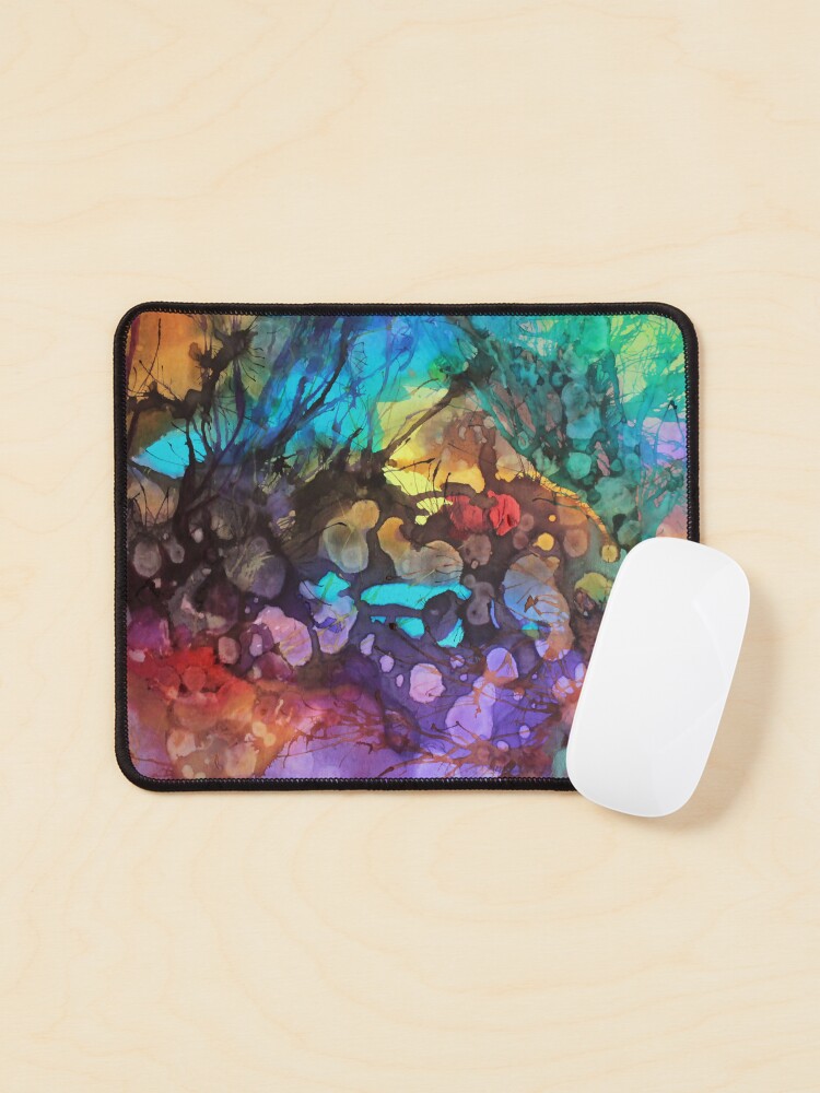 Aperçu 1 sur 5. Tapis de souris avec l'œuvre Eclosion 31 créée et vendue par ElioraBousquet.