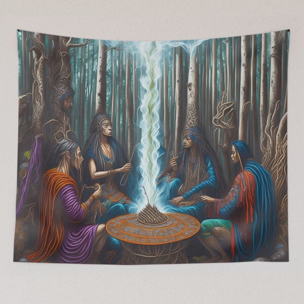 Item preview, "Circle of Visionaries" designed and sold by Transelasticart.