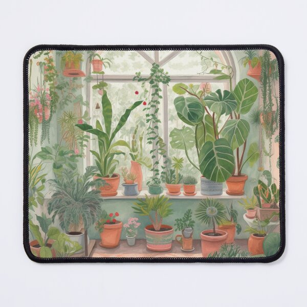 Item preview, Beautiful plant room, room full of houseplants, tropical plants designed and sold by QueenBeesTees1.