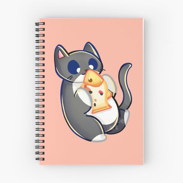 Item preview, Black Tuxedo Cat Playing With Koi Fish designed and sold by franzieart.