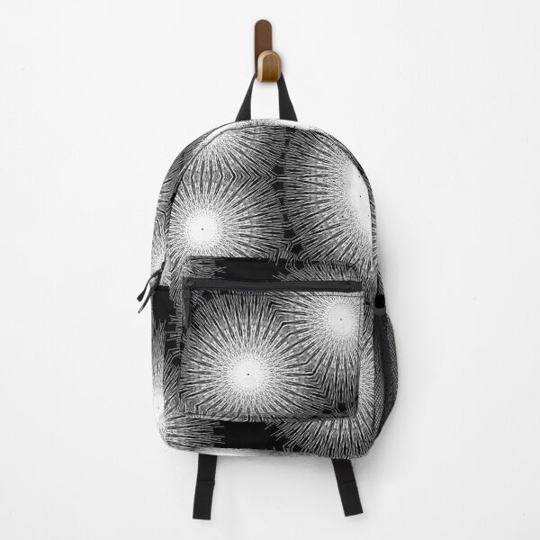 Item preview, White pattern Design in black background designed and sold by Rav33822.