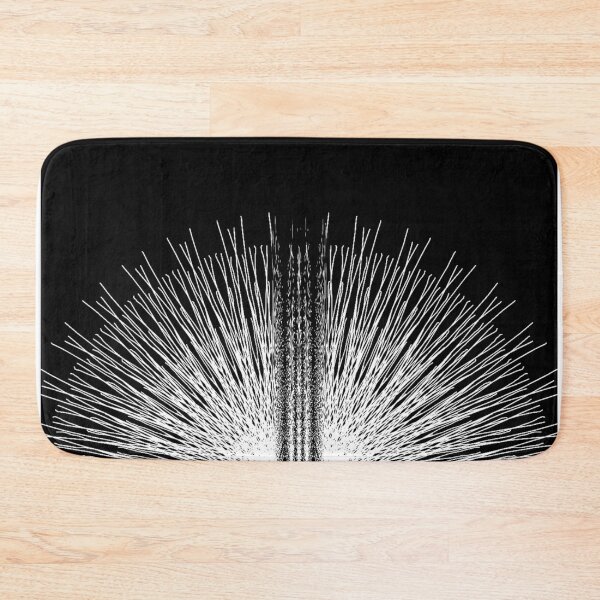 Item preview, White pattern Design in black background designed and sold by Rav33822.