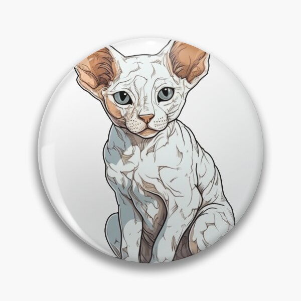 Item preview, Devon Rex Famous Cat Breeds: Whimsical Design for Playful Pet Love by Devon Designs, Colorful Illustrations & Cute Characters! designed and sold by DooodleGod.
