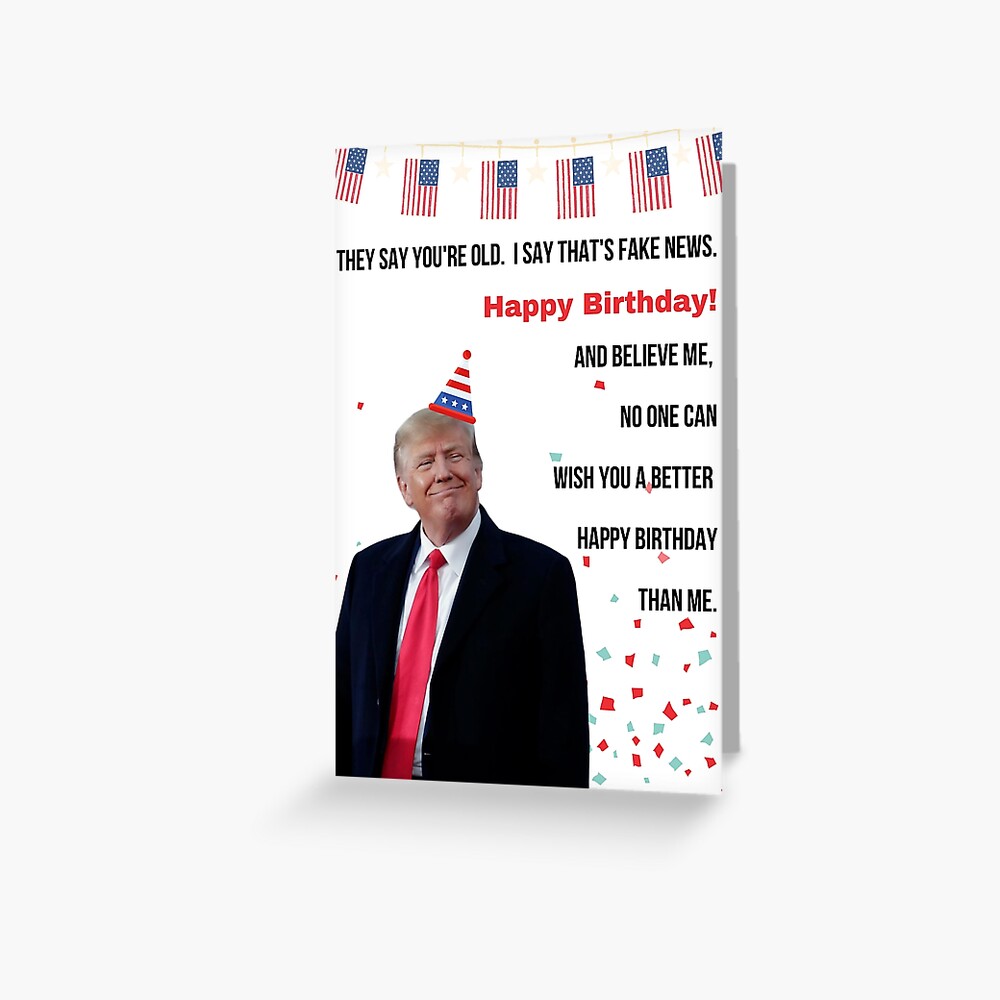 Donald Trump Christmas Greeting Card and Gifts, Willow Days Poster for  Sale by Willow Days