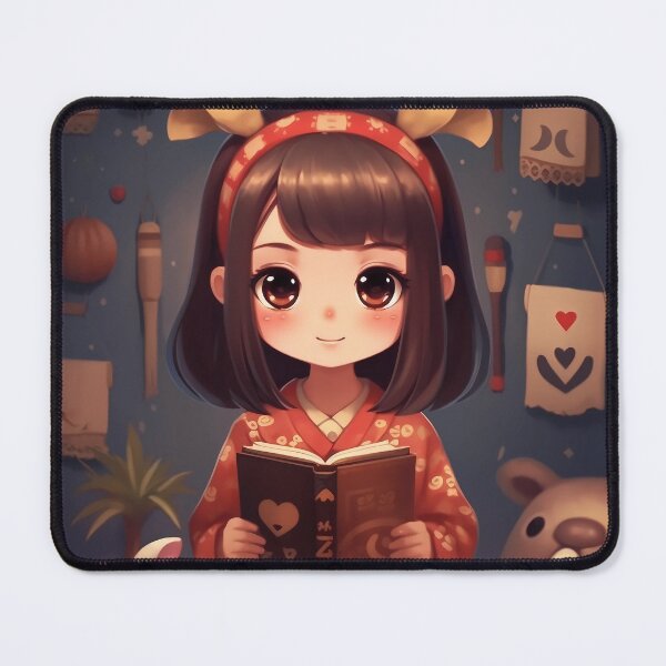 Artikelvorschau, Female Kawaii Chibi Character entworfen und verkauft von MTJ-Mushrooms.