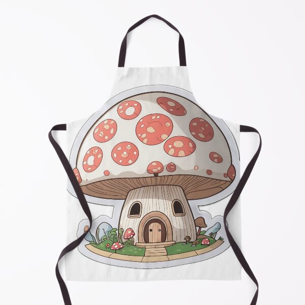 Item preview, Cute mushroom house with two windows designed and sold by FFixation.