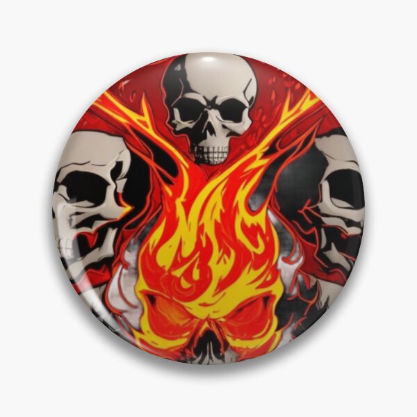 Item preview, Flame skulls designed and sold by Fatkid11.