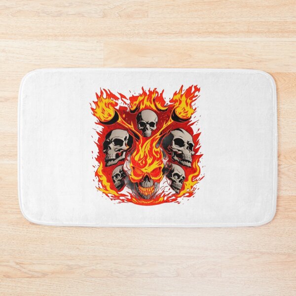 Item preview, Flame skulls designed and sold by Fatkid11.