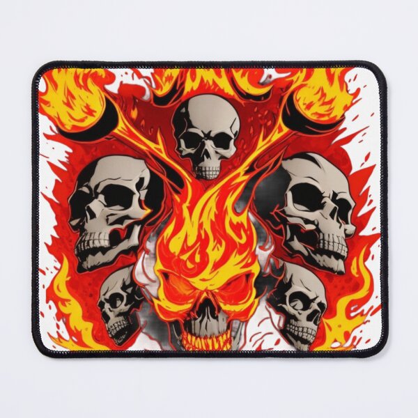 Item preview, Flame skulls designed and sold by Fatkid11.