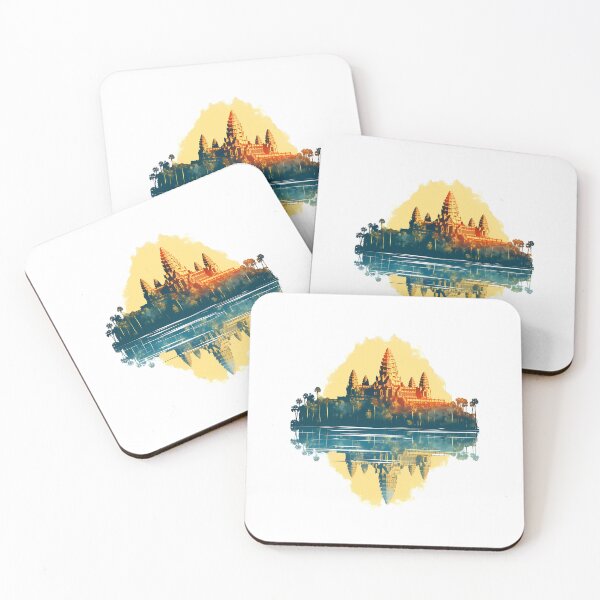 Item preview, Impressionist Angkor Wat - A Brushstroke Journey designed and sold by FamMeetsWorld.