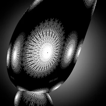 Vorschaubild zum Design White pattern Design in black background von Rav33822