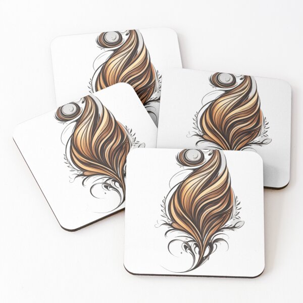 Item preview, Hair Logo - Stylish Design Art Print designed and sold by aiprintiq.