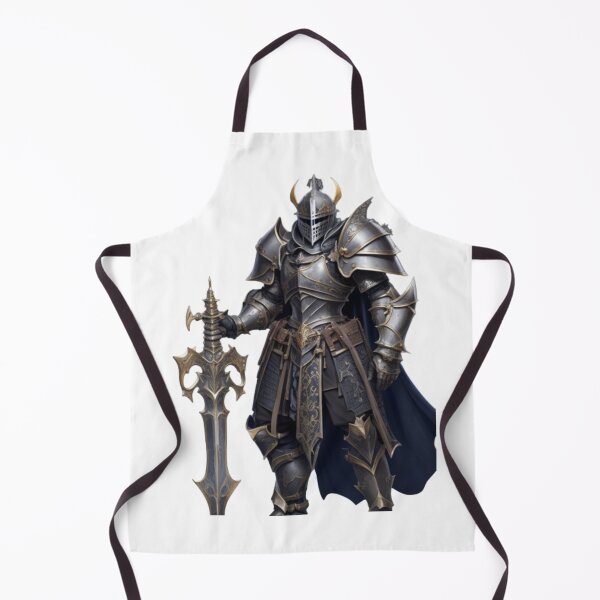 Item preview, Medieval Fantasy Knight - Epic Character Art Print designed and sold by aiprintiq.