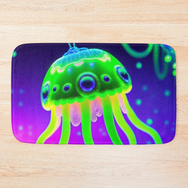 Item preview, Green jellyfish designed and sold by M-Y-A-R-T-.