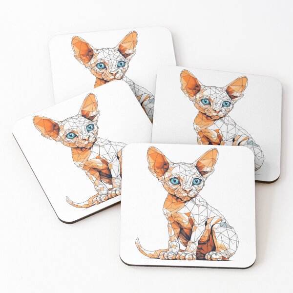 Item preview, FuturoRex Cat Design for Tech Enthusiasts: Devon Rex Fur Baby with a Futuristic Twist designed and sold by DooodleGod.