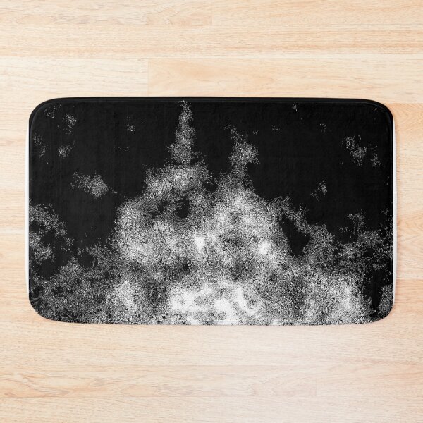 Item preview, White pattern Design in black background designed and sold by Rav33822.