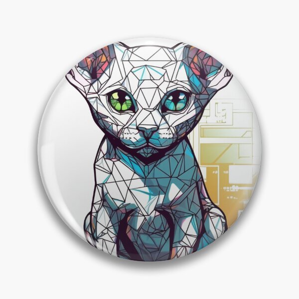 Item preview, FutureRex TechCat - High-Tech Design for Modern Cat Lovers with Devon Rex Breed designed and sold by DooodleGod.