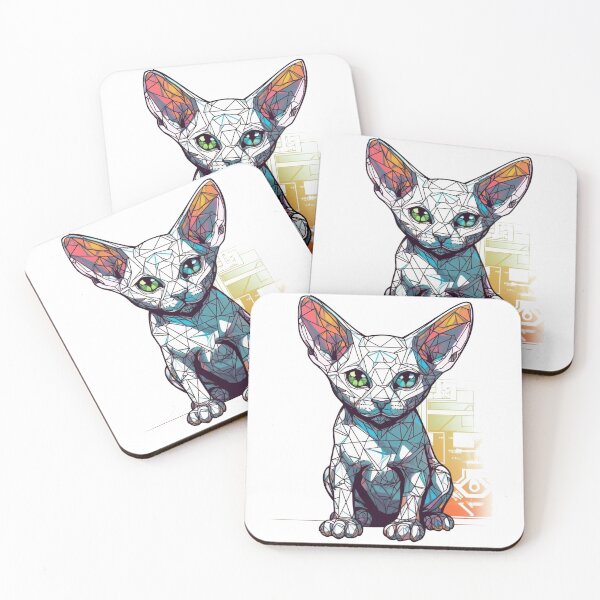 Item preview, FutureRex TechCat - High-Tech Design for Modern Cat Lovers with Devon Rex Breed designed and sold by DooodleGod.