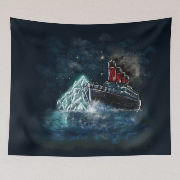 Item preview, Titanic encounters an iceberg designed and sold by Themys24.