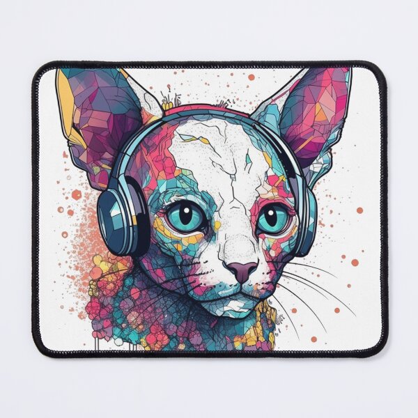Item preview, Devon Rex TechyPurr Apparel: Futuristic High-Tech Design for Cat Lovers designed and sold by DooodleGod.
