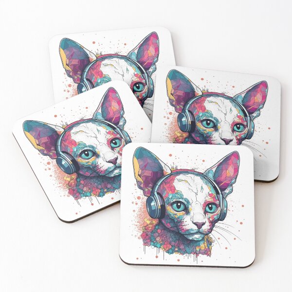 Item preview, Devon Rex TechyPurr Apparel: Futuristic High-Tech Design for Cat Lovers designed and sold by DooodleGod.