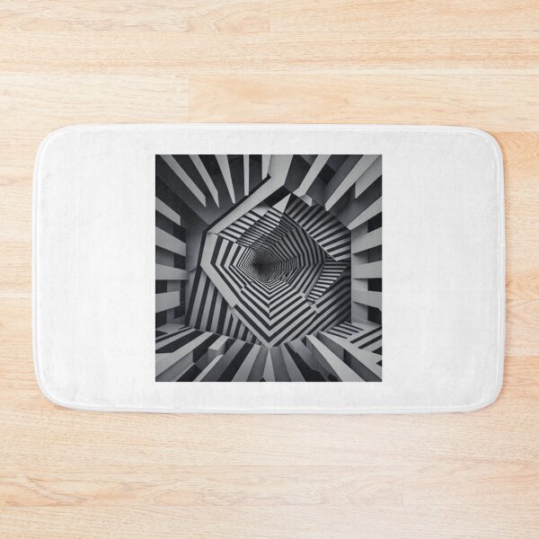 Item preview, Optical Illusion - Lines and Shapes Art Print designed and sold by aiprintiq.