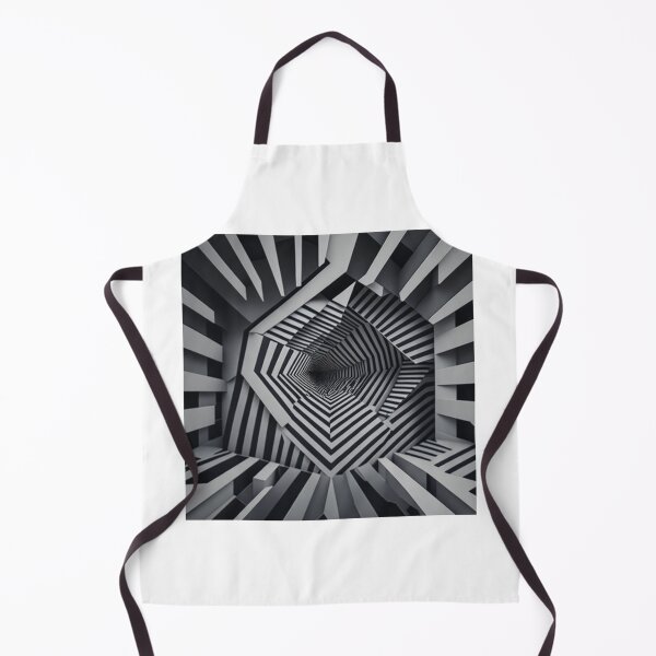 Item preview, Optical Illusion - Lines and Shapes Art Print designed and sold by aiprintiq.