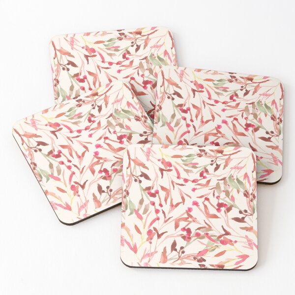 Item preview, hojas y flores pintadas designed and sold by reviroe.