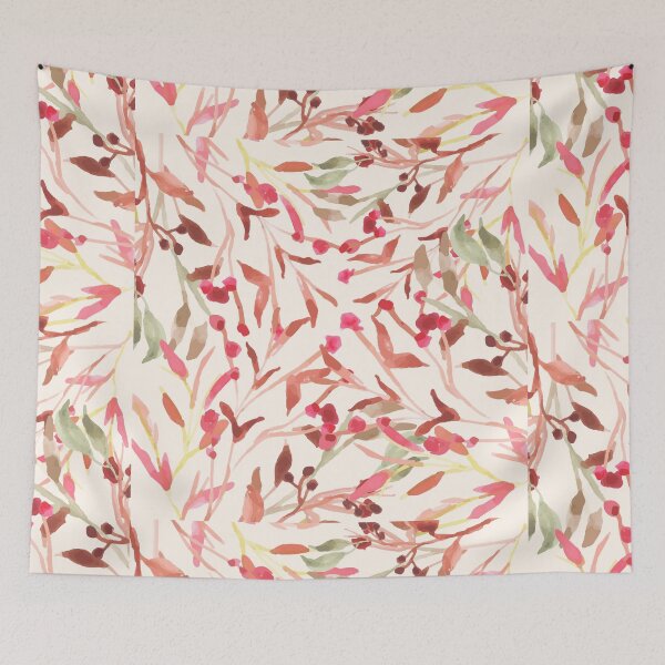 Item preview,  hojas y flores pintadas designed and sold by reviroe.