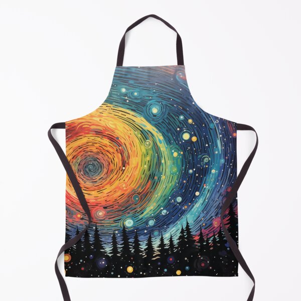 Item preview, Rainbow Space Swirl Abstract Paint designed and sold by raviolli000.
