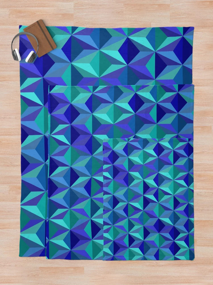 Thumbnail 5 of 6, Throw Blanket, Triangular Pattern designed and sold by CodeArtAfrik.