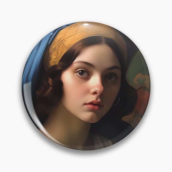 Item preview, Eternal Renaissance Beauty I: A Realistic Painting Capturing the Technical Mastery and Aesthetic Harmony of Contemporary Art Inspired by the Renaissance designed and sold by InsaneLEDP.