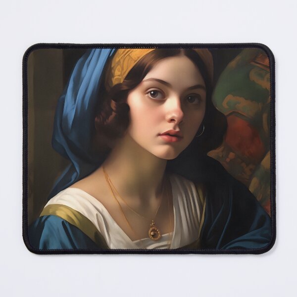 Item preview, Eternal Renaissance Beauty I: A Realistic Painting Capturing the Technical Mastery and Aesthetic Harmony of Contemporary Art Inspired by the Renaissance designed and sold by InsaneLEDP.