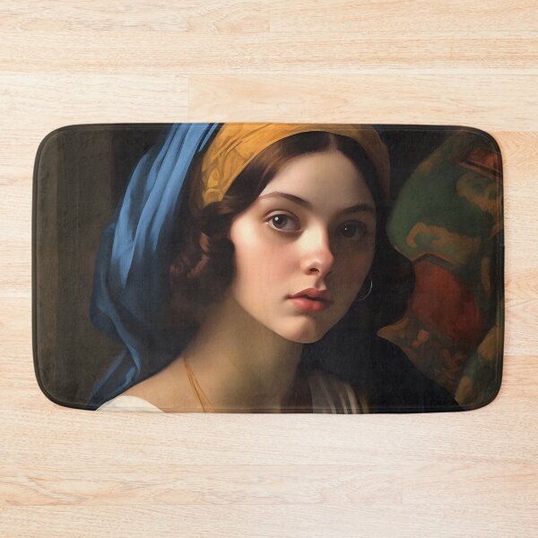Item preview, Eternal Renaissance Beauty I: A Realistic Painting Capturing the Technical Mastery and Aesthetic Harmony of Contemporary Art Inspired by the Renaissance designed and sold by InsaneLEDP.